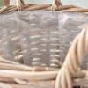 natural woven marlar baskets handle plastic liner