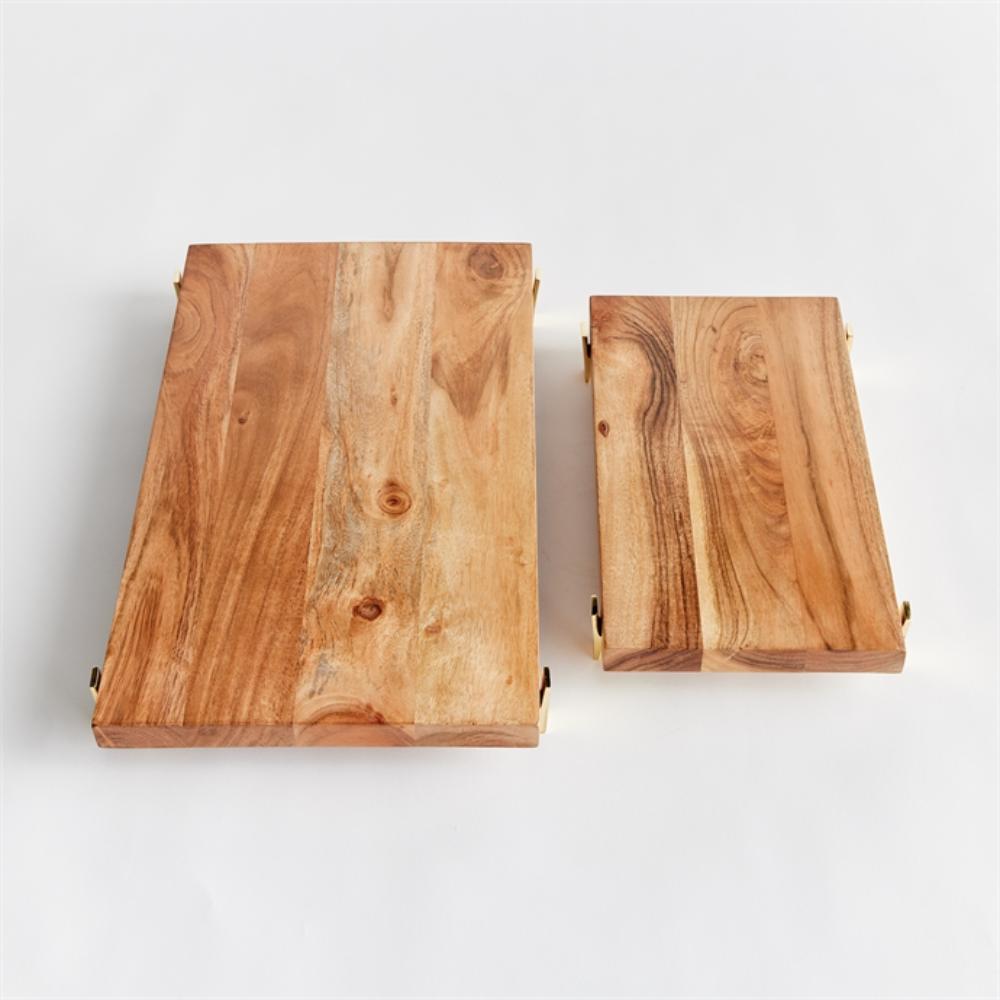 serving boards acacia wood natural gold