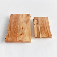 serving boards acacia wood natural gold