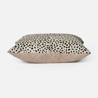 set of 2 hair on hide pillows dalmatians
