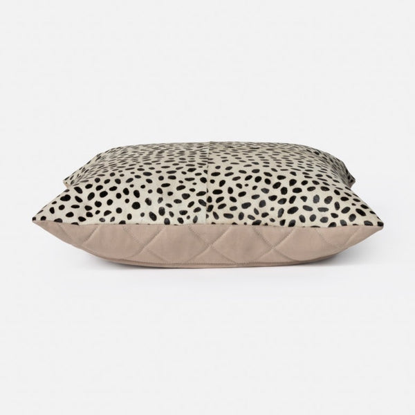 set of 2 hair on hide pillows dalmatians