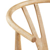 natural oak mid century counter stool rope seat