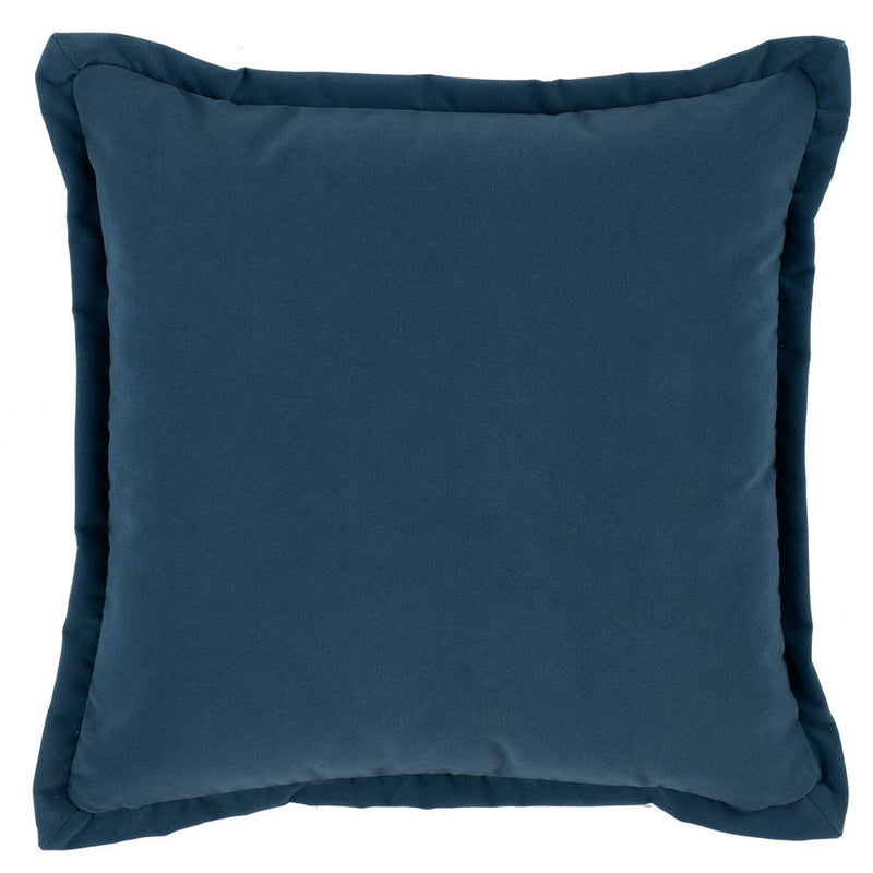 navy velvet square throw pillow indoor outdoor