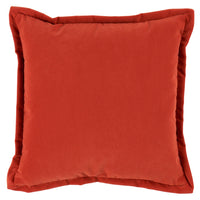 red square velvet indoor outdoor throw pillow