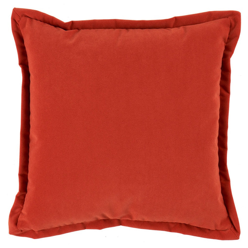 red square velvet indoor outdoor throw pillow