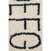 cream black round floor pouf alphabet kids decor