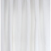 India's Heritage curtain panel drapery white cotton linen grommets