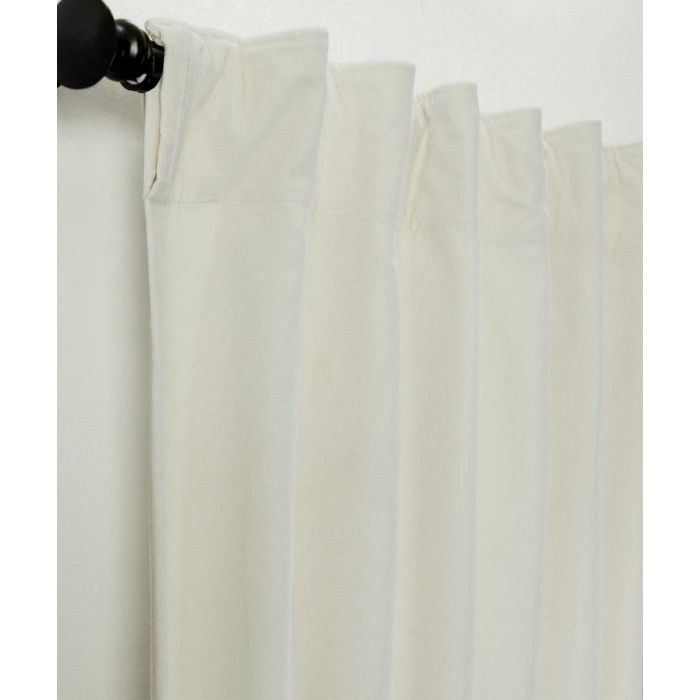 plush velvet cotton curtain panel luxury