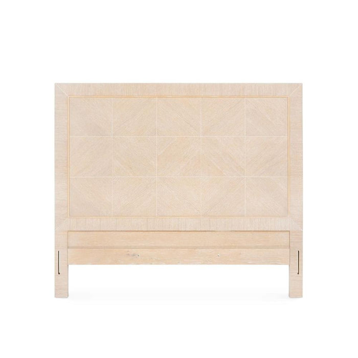 sandy oak herringbone pattern headboard 