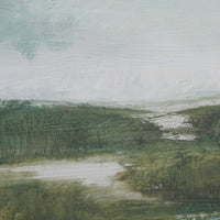 southern marsh sky white-framed art print