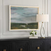 southern marsh sky white-framed art print