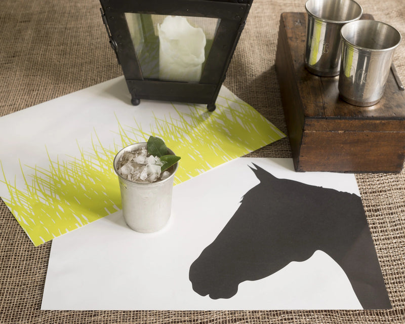 Spring Grass Paper Placemat Pad