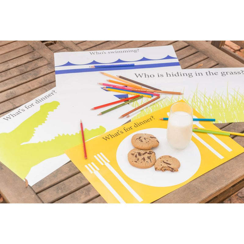 Children's Coloring Paper Placemat Pad