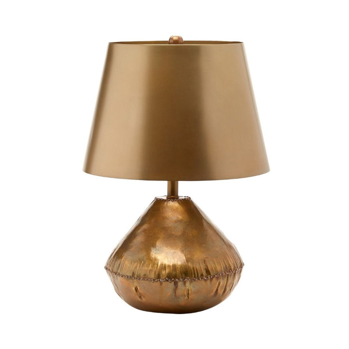 brass table lamp penny brass shade 