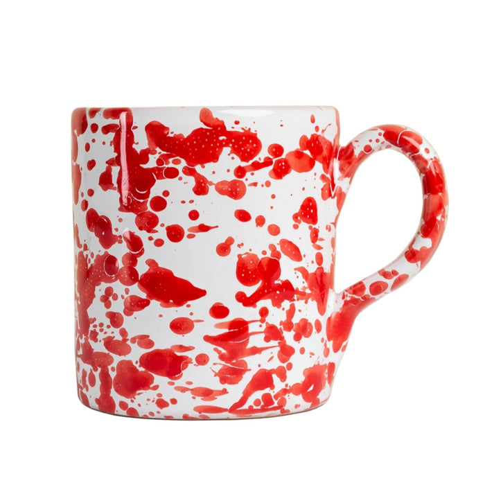 red speckled mug ceramic