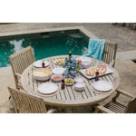 melamine scalloped white dinner plate