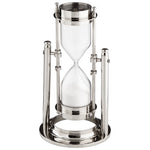 sands of time shelf decor nickel brass 