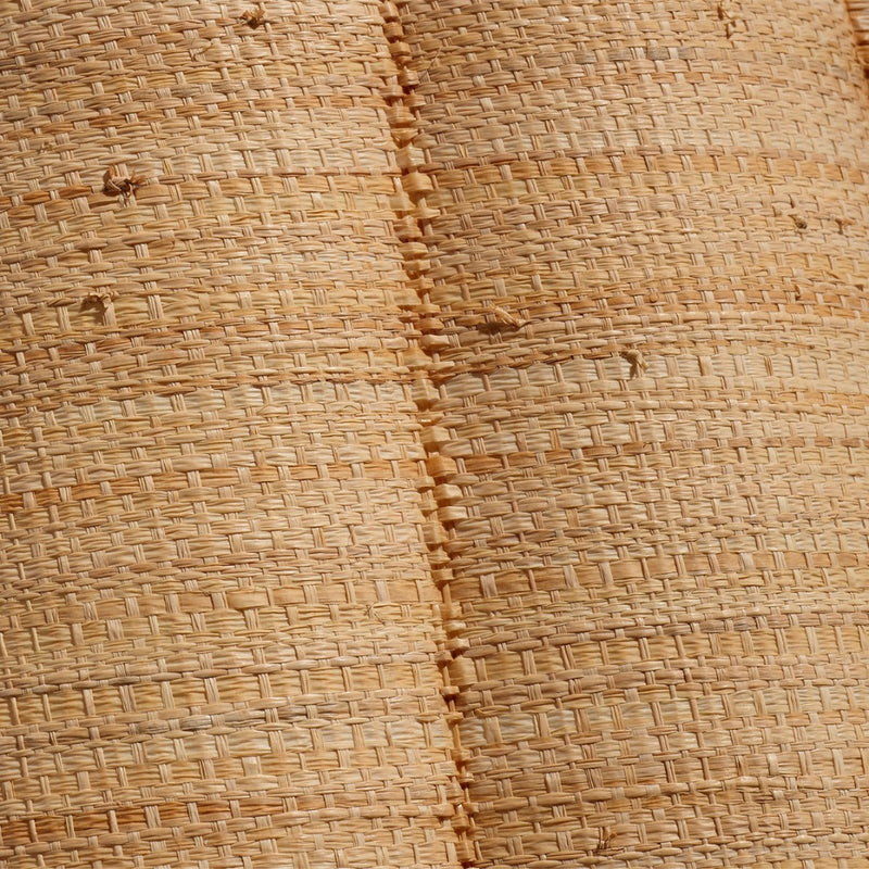 raffia wall light sconce cone shaped scalloped shade