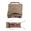 woven red brown train track childrens toy decor