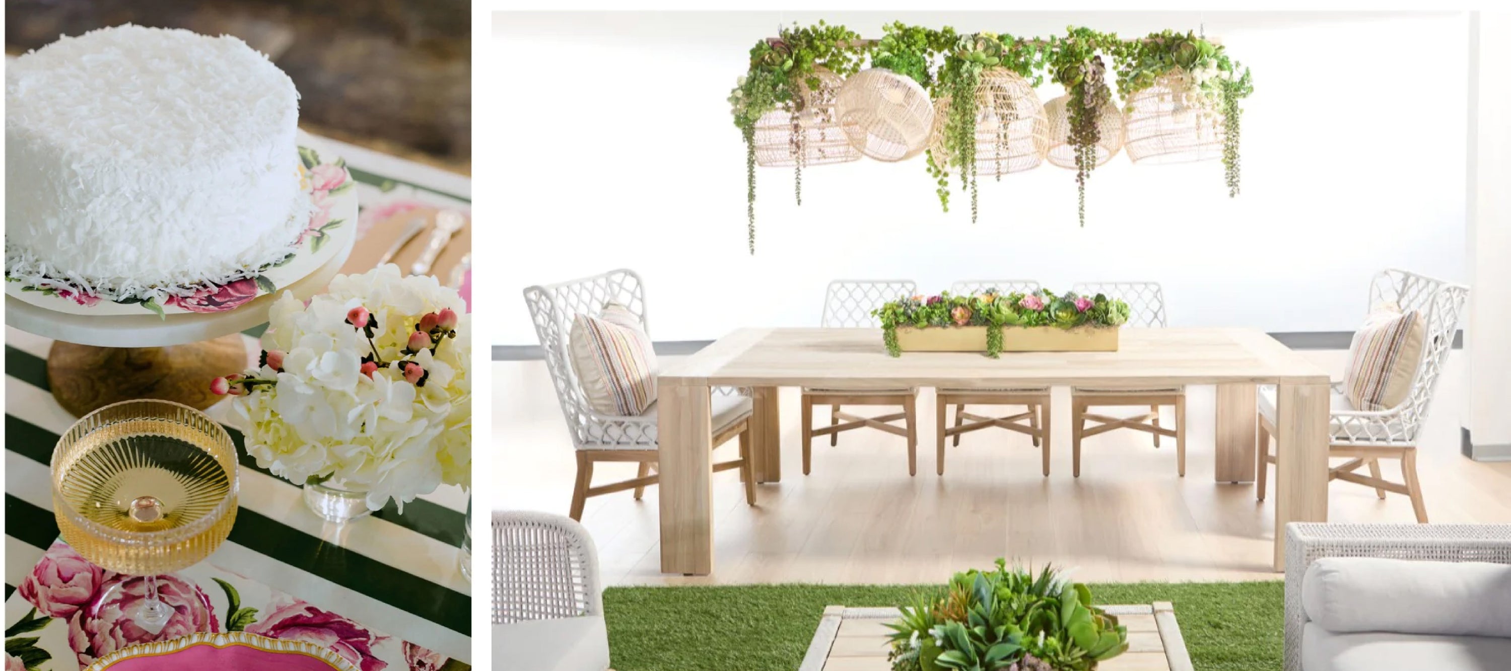 Fresh Spring theme furniture and decorative accessories for designing the home