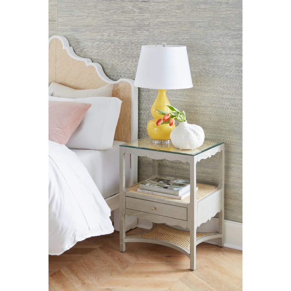 natural twill grasscloth king headboard