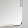 mirror rectangle iron cast aluminum mirrored glass