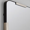 mirror rectangle iron cast aluminum mirrored glass