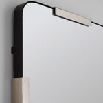 mirror rectangle iron cast aluminum mirrored glass
