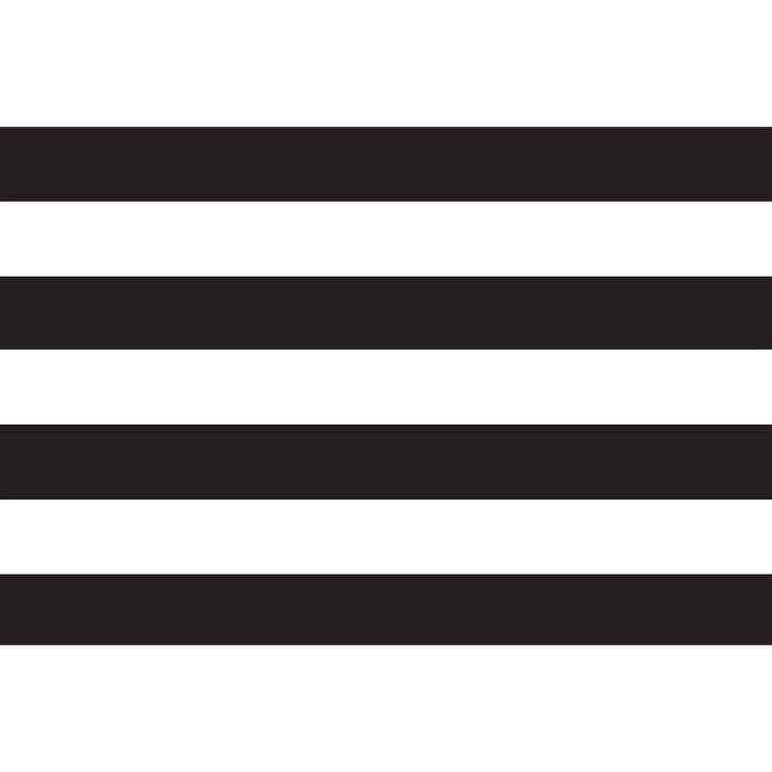 black white striped paper placemat pad
