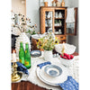 table setting white melamine dishes