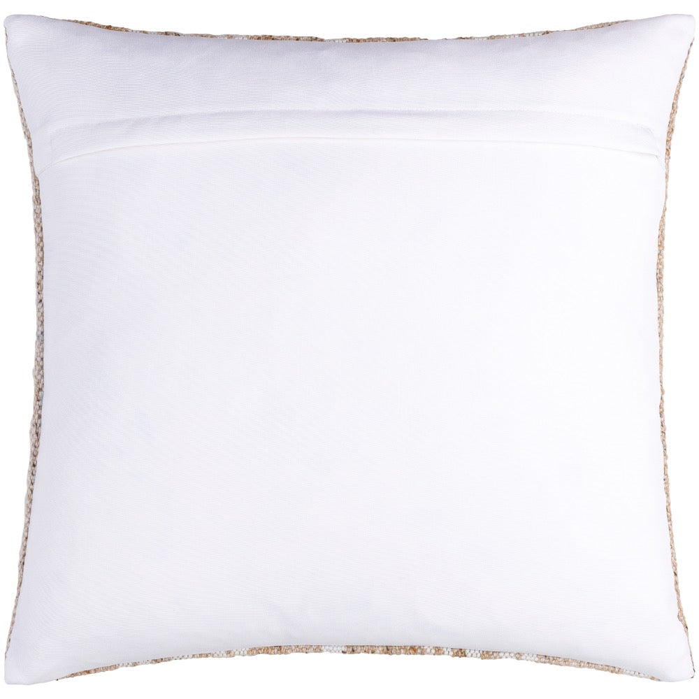 striped tan off white throw pillow outdoor safe woven square