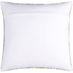 striped tan off white throw pillow outdoor safe woven square