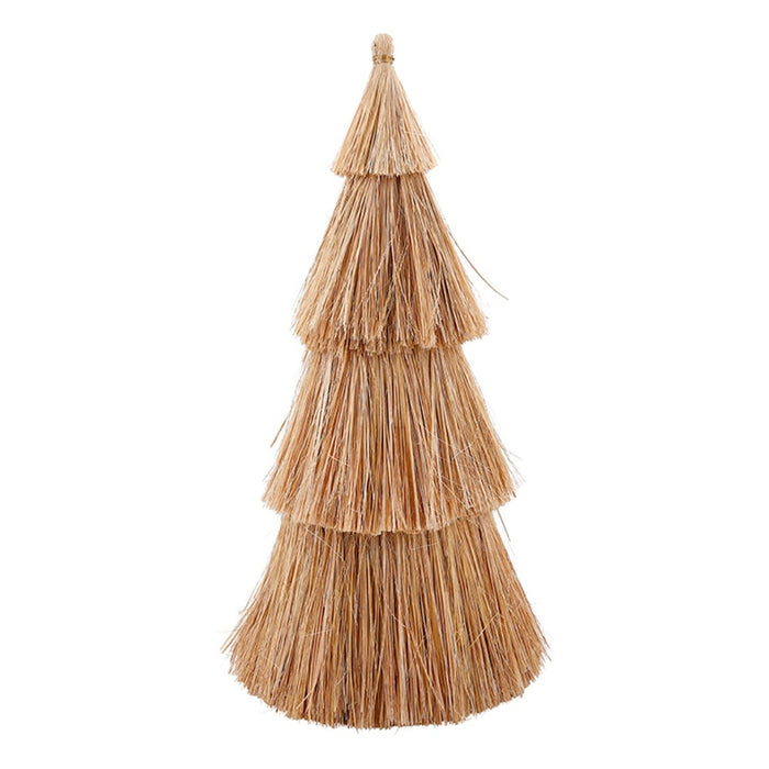 tiered triangular natural grass pine trees