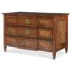 chest 3 drawers marquetry French 18th century 