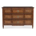 chest 3 drawers marquetry French 18th century 