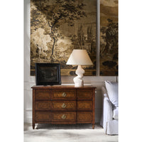 chest 3 drawers marquetry French 18th century 