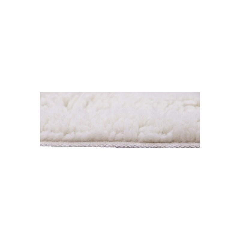 woolable rug white gradient pile neutral vertical horizontal lines handcrafted