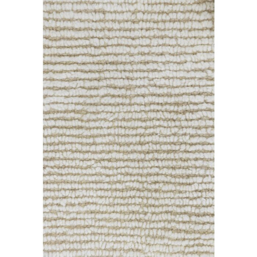 layered wool sandstone white tufted textured rectangular tassels rug