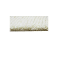 layered wool sandstone white tufted textured rectangular tassels rug
