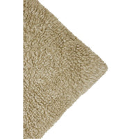 textured rug rectangular beige neutral wool 