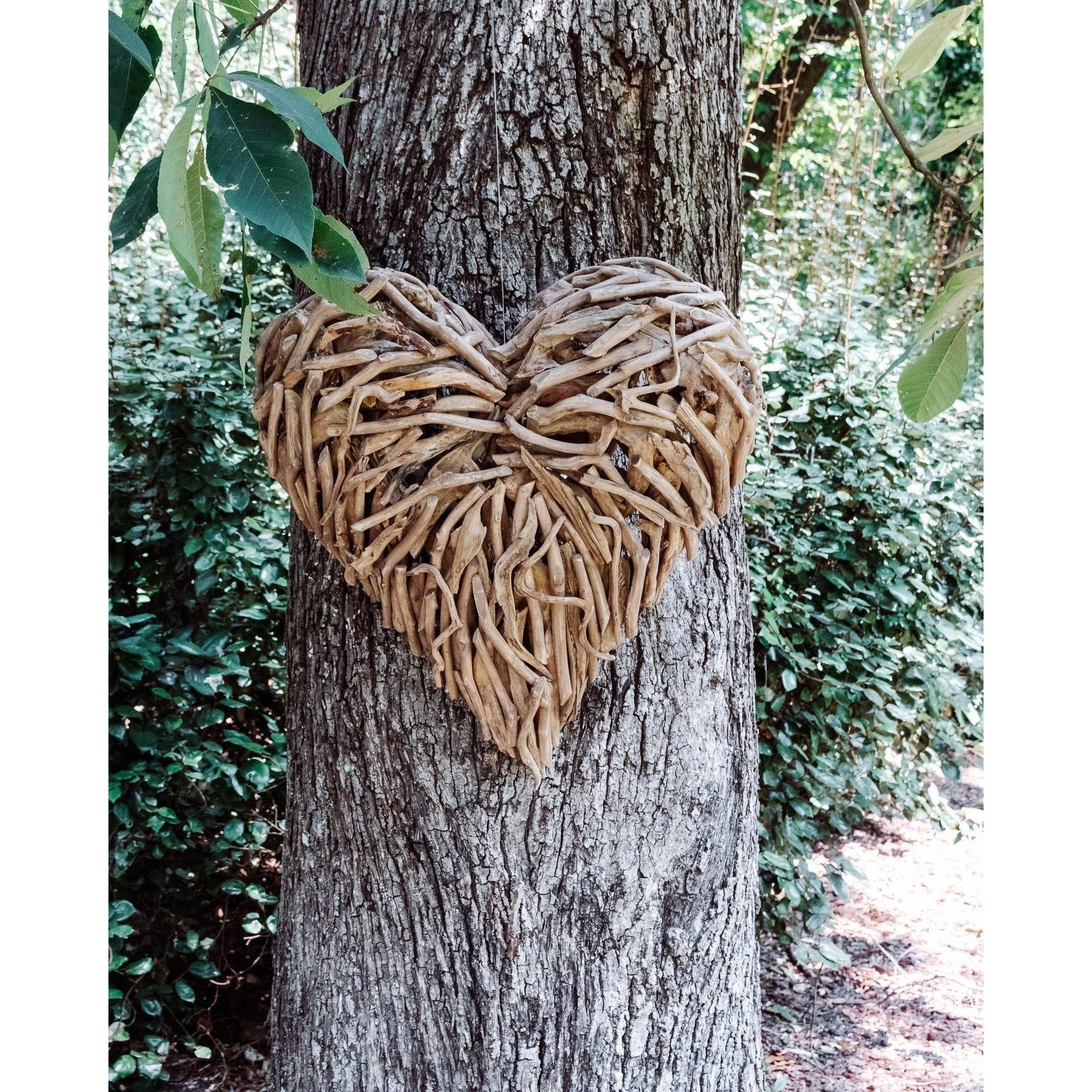 Shop Large Driftwood Heart Wall Art | Sugarboo | BSEID