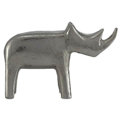 cast aluminum rhino office decor sculptural art