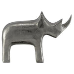cast aluminum rhino office decor sculptural art
