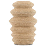 abaca rope wrapped sculptural vessel