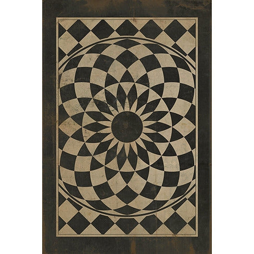 Pattern 01 We're all Mad Here Vinyl Floorcloth