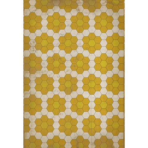 Spicher & Company Pattern 02 The Bee's Knees Vinyl Floorcloth