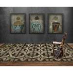 Pattern 03 There's No Place Like Home Vinyl Floorcloth