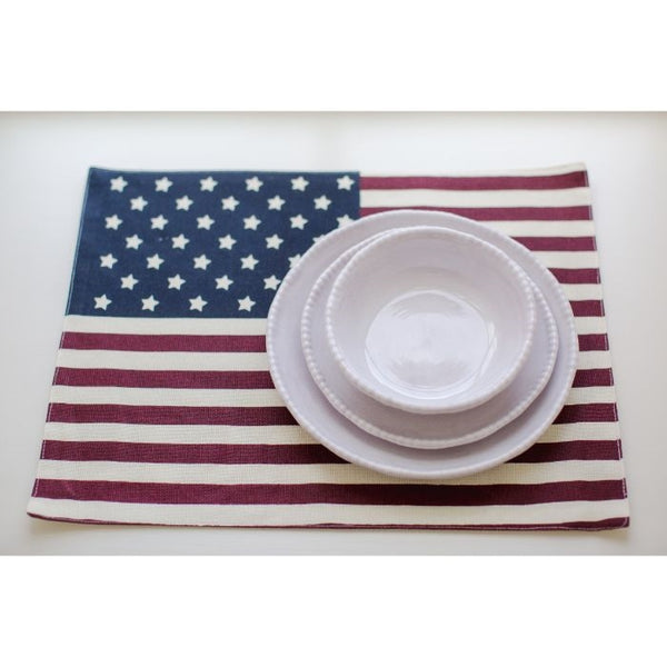 cream beaded rim melamine salad plate