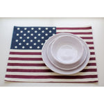 cream beaded rim melamine salad plate