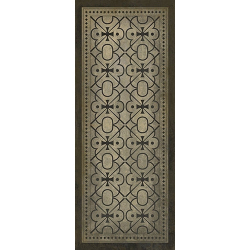 Luxury Designer Spicher & Company Pattern 05 Watson Vinyl Floorcloth